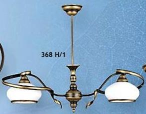 LAMPA WISZCA DWUPOMIENNA 2X60W GWINT E27, ROZPITO LAMPY 73 cm, WYSOKO 55 cm