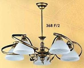 LAMPA WISZCA PICIOPOMIENNA 5X60W GWINT E27, ROZPITO LAMPY 73 cm, WYSOKO 55 cm