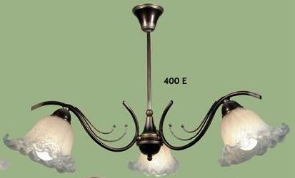 LAMPA WISZCA TRJPOMIENNA 3X60W, GWINT E27, ROZPITO LAMPY 74 cm, WYSOKO 53 cm