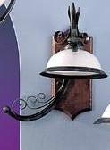 LAMPA LINKIET POJEDYNCZY 1X60W GWINT E27, ROZPITO LAMPY 32 cm, WYSOKO 43 cm
