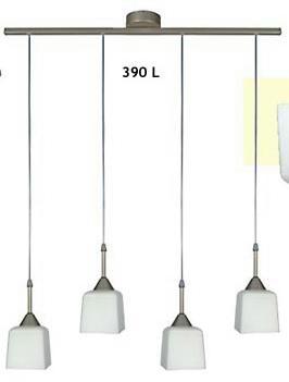 LAMPA WISZCA CZTEROPOMIENNA 4X40W GWINT E14, ROZPITO LAMPY 66 cm, WYSOKO 80 cm(ISTNIEJE MOLIWO SKRCENIA)