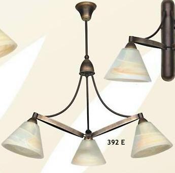 LAMPA WISZCA TRJPOMIENNA 3X40W GWINT E14, ROZPITO LAMPY 68 cm, WYSOKO 68 cm
