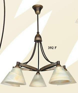 LAMPA WISZCA PICIOPOMIENNA 5X40W GWINT E14, ROZPITO LAMPY 68 cm, WYSOKO 68 cm