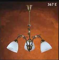 LAMPA WISZCA TRJPOMIENNA 3X60W, GWINT E27, ROZPITO LAMPY 60 cm, WYSOKO 58 cm