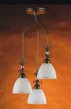 LAMPA WISZC TRJPOMIENNA 3X60W, GWINT E27, ROZPITO LAMPY 20 cm, WYSOKO 65 cm
