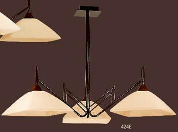 LAMPA WISZCA TRJPOMIENNA 3X60W GWINT E27, ROZPITO LAMPY 80 cm, WYSOKO 50 cm