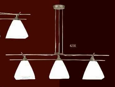 LAMPA WISZCA TRJPOMIENNA 3X60W, GWINT E27, ROZPITO LAMPY 90 cm, WYSOKO 80 cm(ISTNIEJE MOLIWO SKRCENIA)