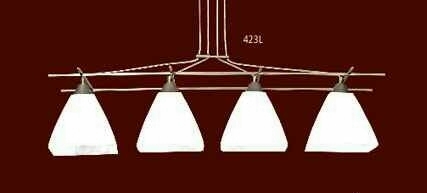 LAMPA WISZCA CZTEROPOMIENNA 4X60W, GWINT E27, ROZPITO LAMPY 90 cm, WYSOKO 80 cm(ISTNIEJE MOLIWO SKRCENIA)