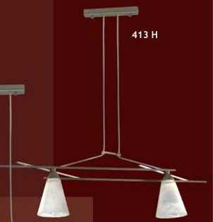 LAMPA WISZCA DWUPOMIENNA 2X40W, GWINT E14, ROZPITO LAMPY 75 cm, WYSOKO 76 cm(ISTNIEJE MOLIWO SKRCENIA)