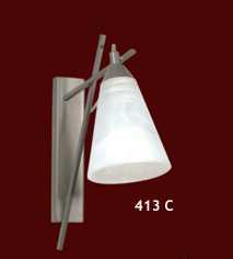 KINKIET POJEDYNCZY 1X40W, GWINT E14, ROZPITO LAMPY 21 cm, WYSOKO 30 cm